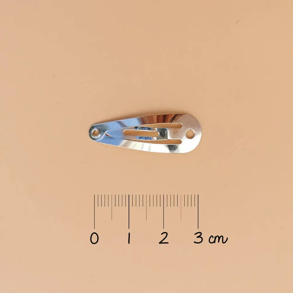 Luciole et Petit Pois | Gift box - 3 mini clips - White flower