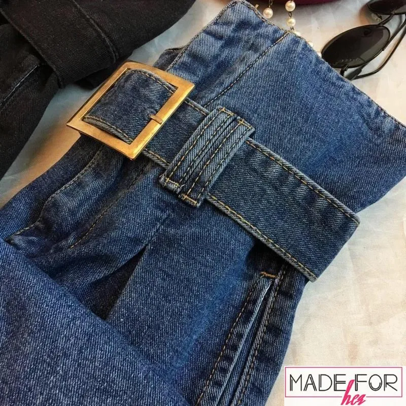 Madhurima Tuli In Our Ruby High Waisted Belted Denim