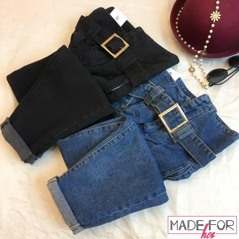 Madhurima Tuli In Our Ruby High Waisted Belted Denim