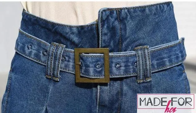 Madhurima Tuli In Our Ruby High Waisted Belted Denim