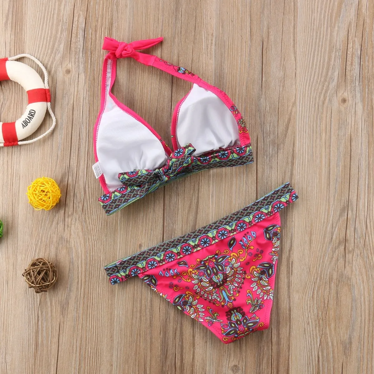 Mandala Print Bikini Set