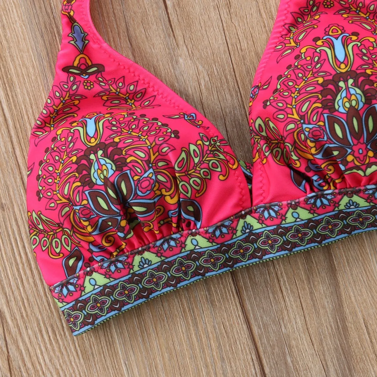 Mandala Print Bikini Set