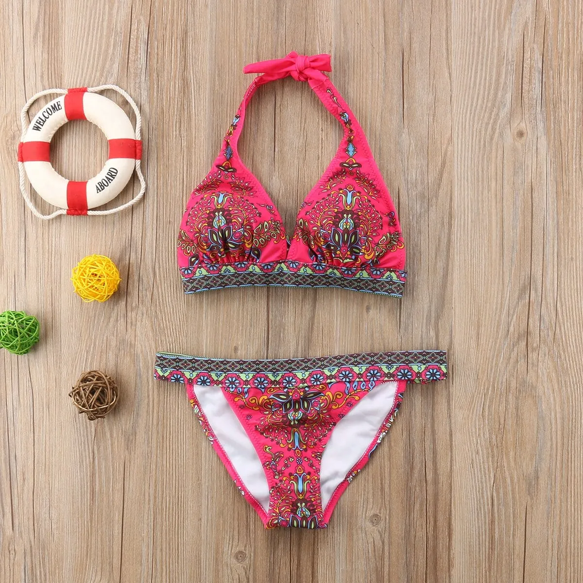 Mandala Print Bikini Set