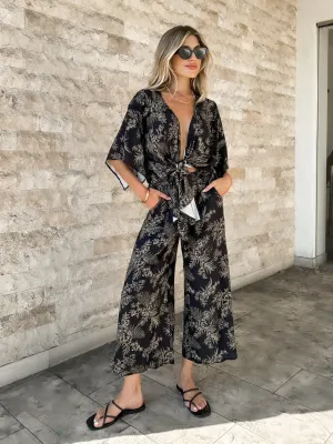 Marseille Wide Leg Pants in Black - Final Sale