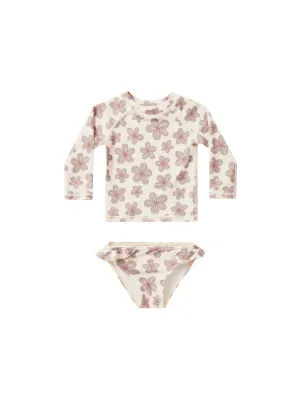Maryn Rash Guard Set | Hibiscus