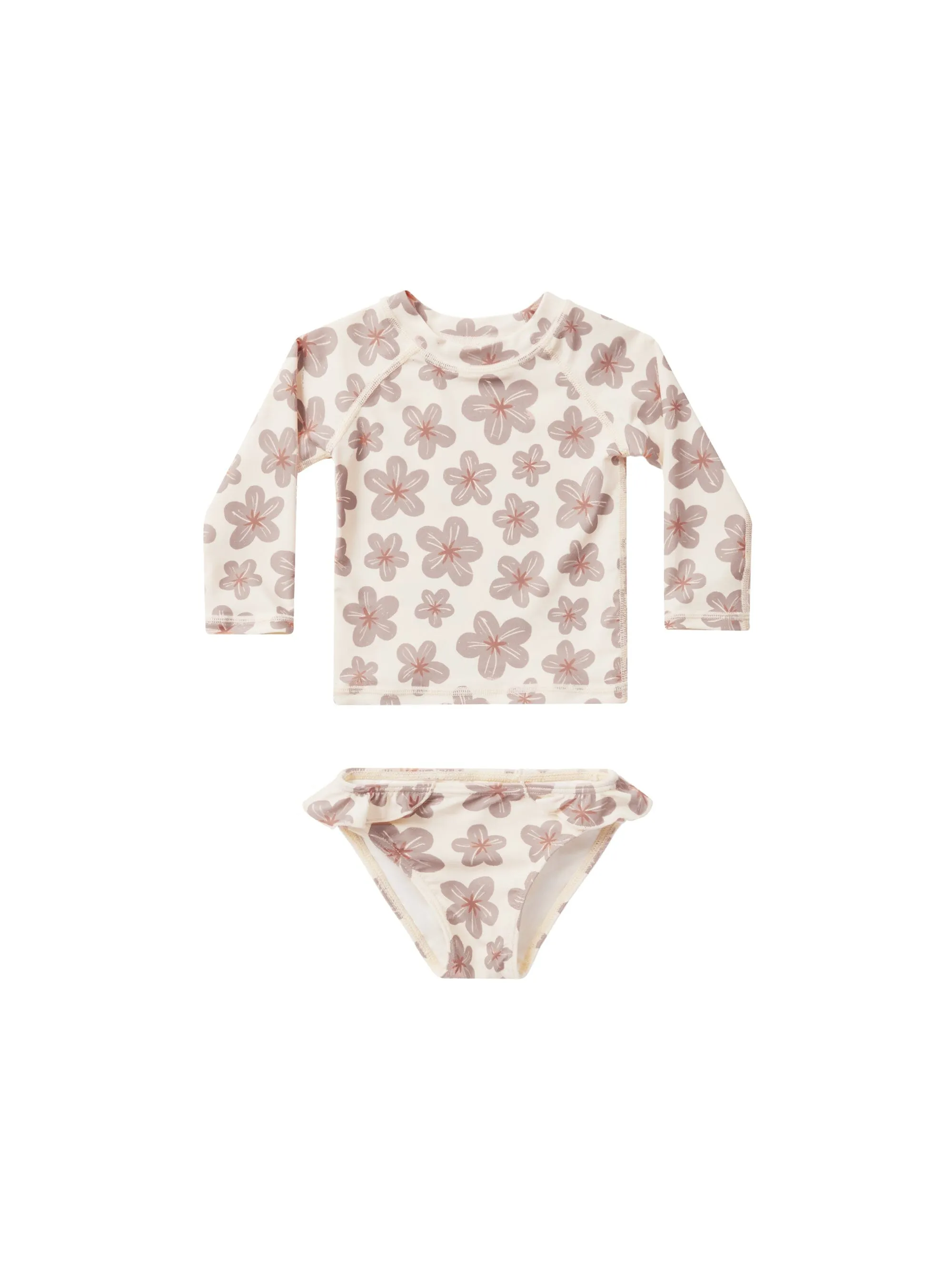 Maryn Rash Guard Set | Hibiscus