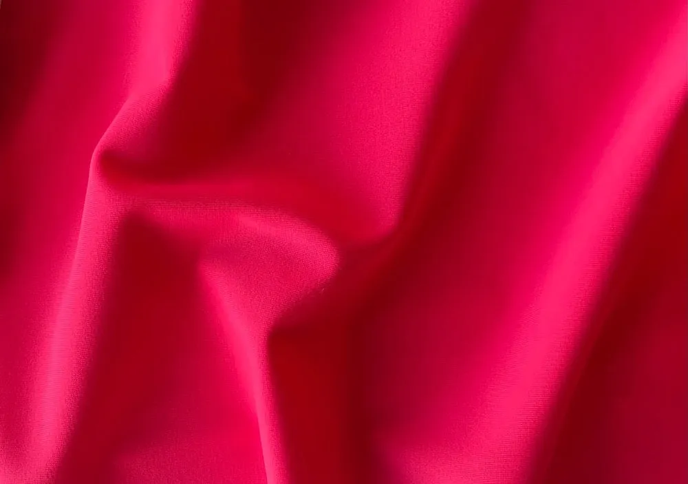 Matte Neon Coral Nylon Swimsuit Knit