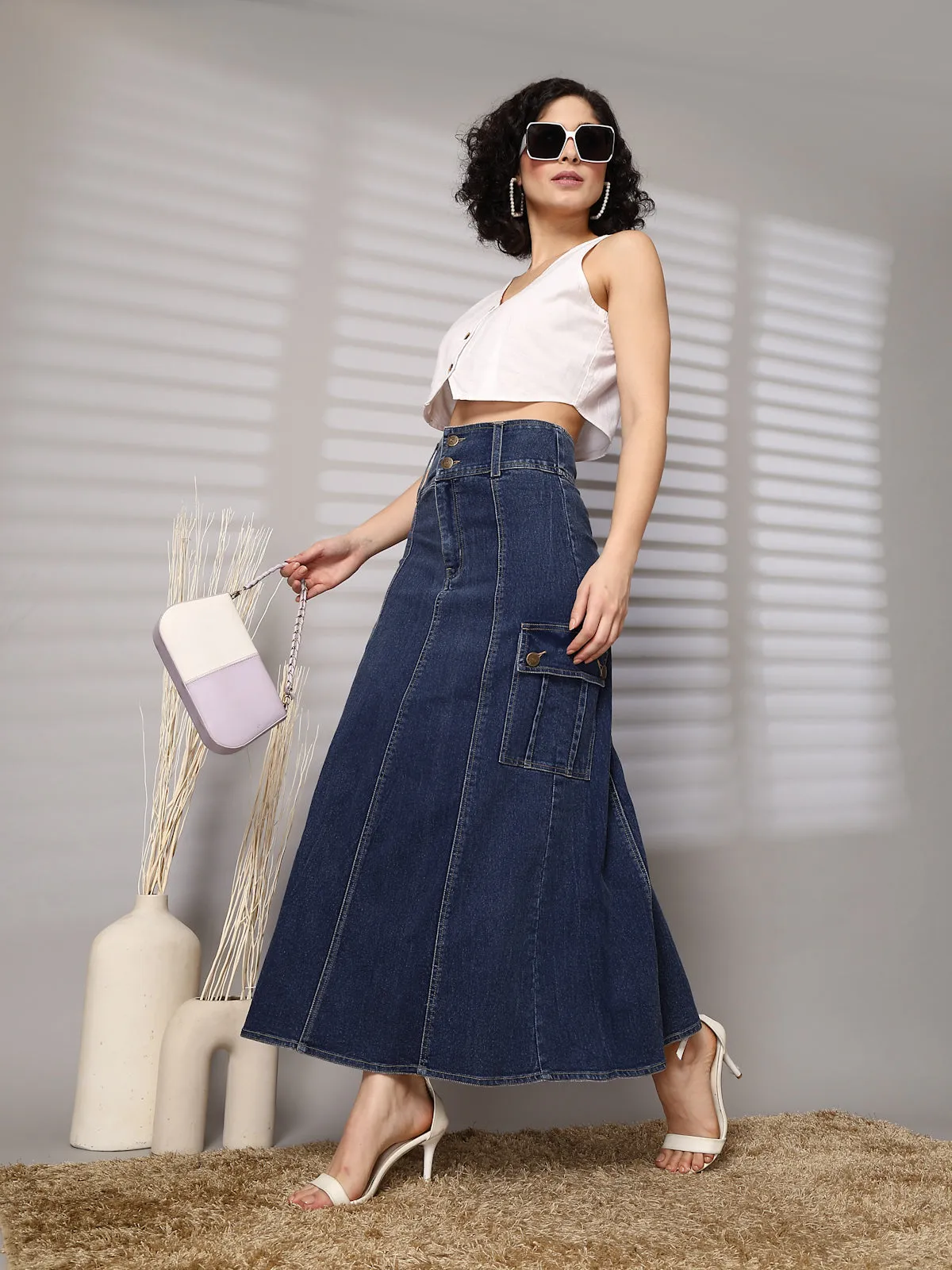 Maxi-Length A-Line Skirts
