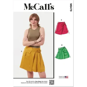 McCall's Pattern M8479 Misses' Wrap Skirts