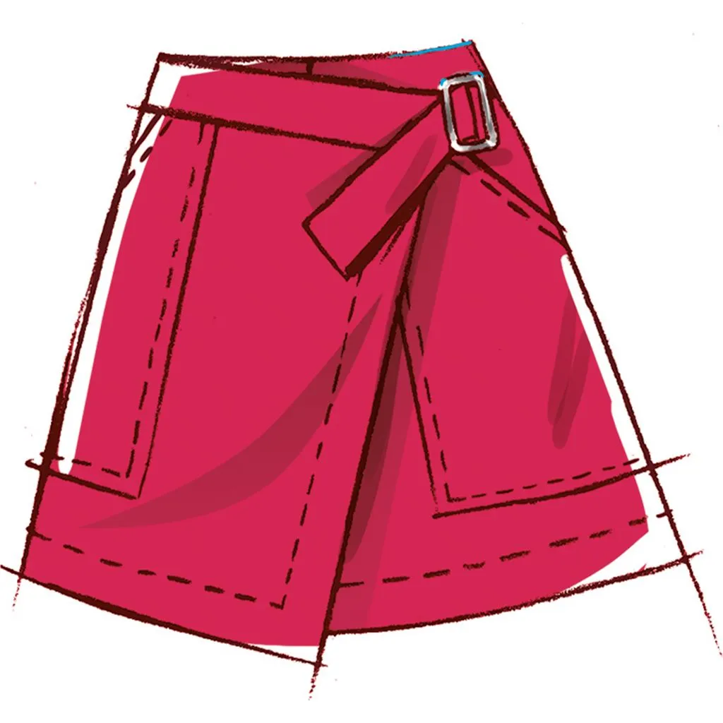 McCall's Pattern M8479 Misses' Wrap Skirts