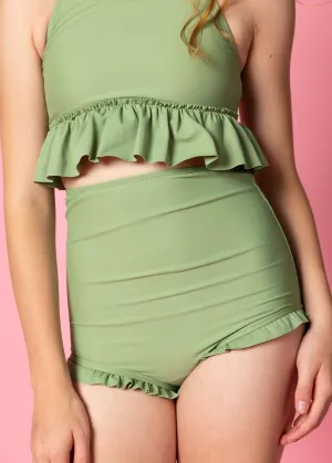 Meadow Green | Youth All Ruffled Up Bottoms