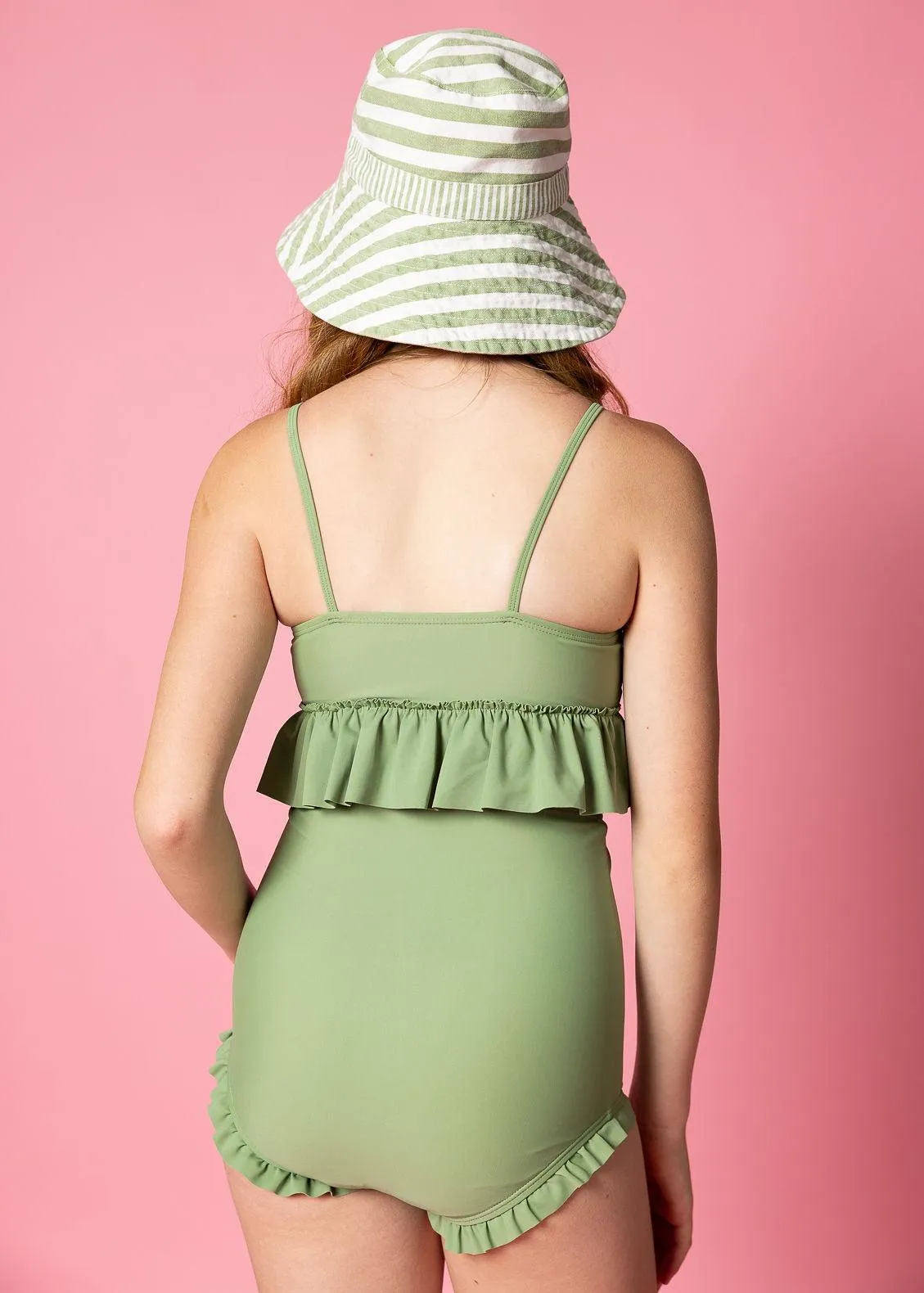 Meadow Green | Youth All Ruffled Up Bottoms