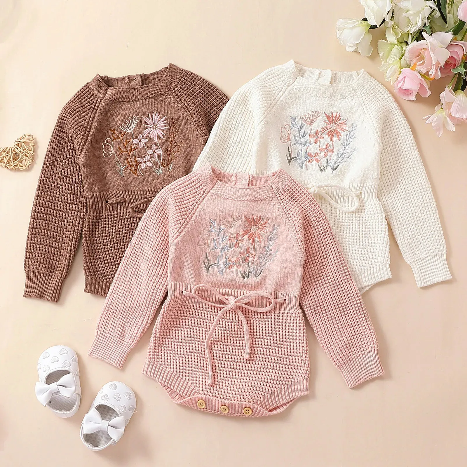 MEADOW Knitted Romper