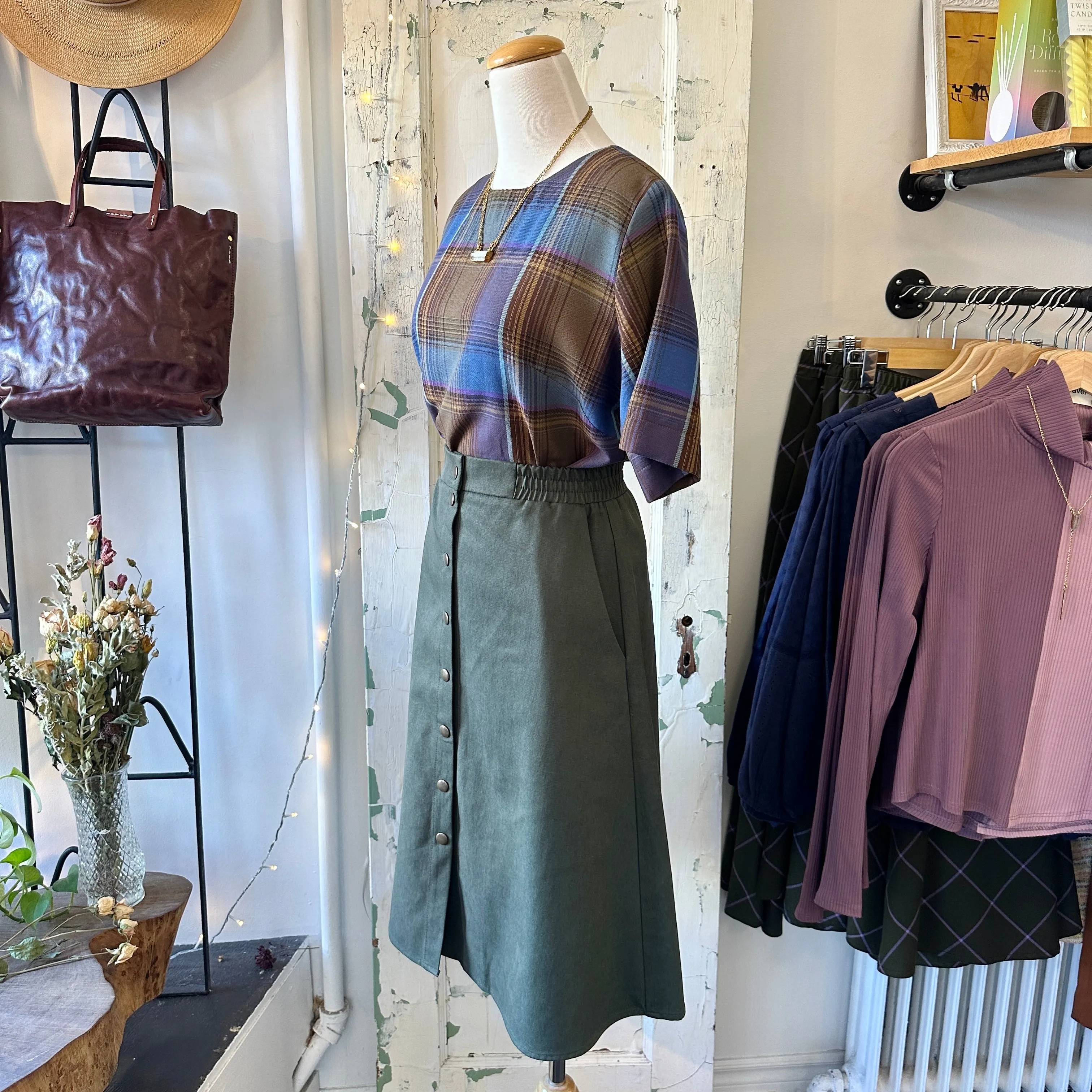 Melow // Janette Skirt Cypress