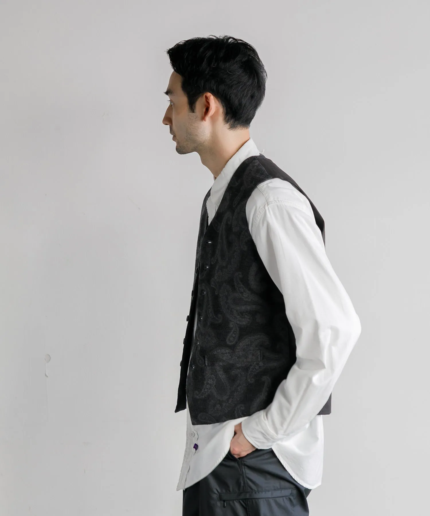 【MEN】ウールジャカードベスト