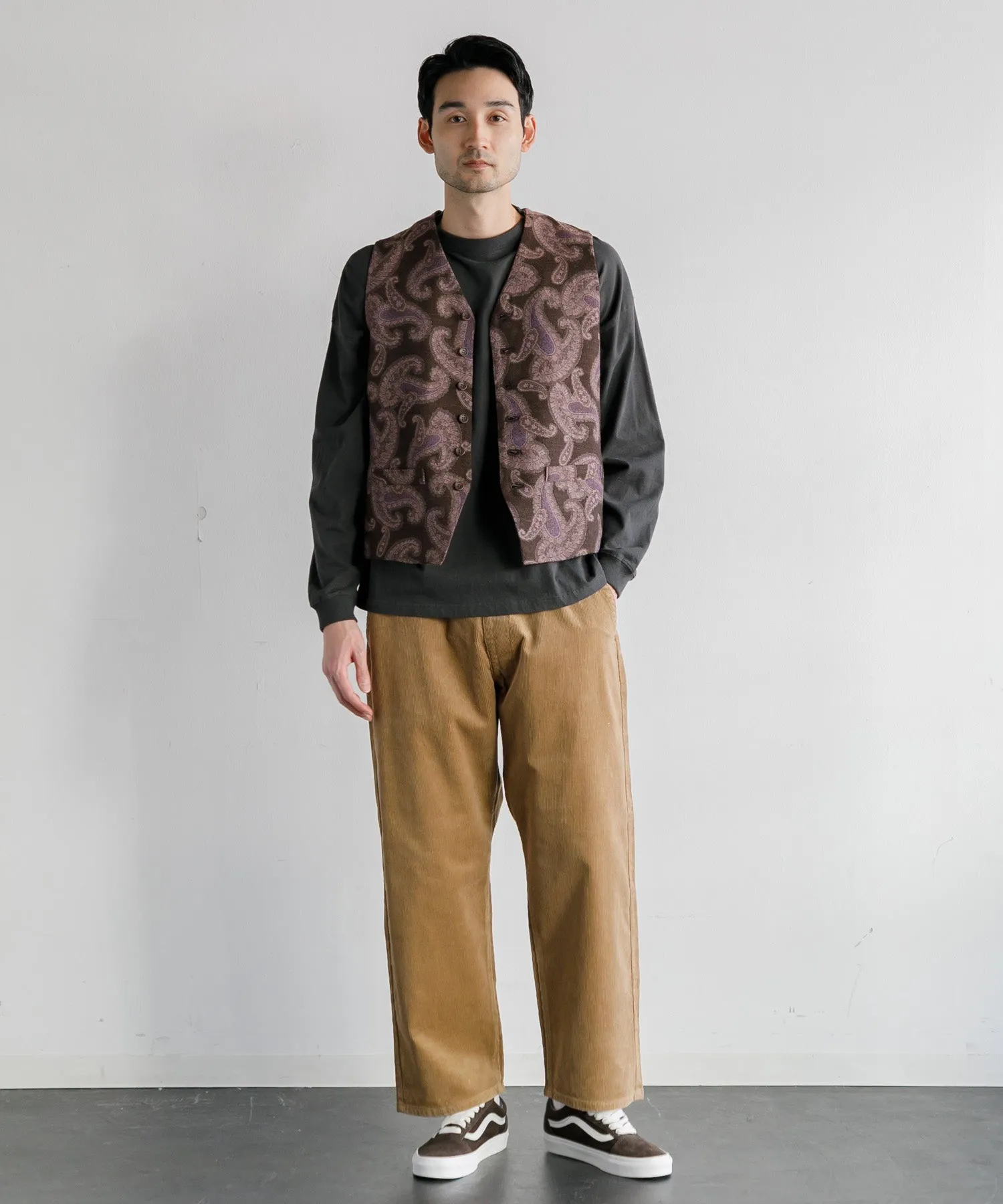 【MEN】ウールジャカードベスト