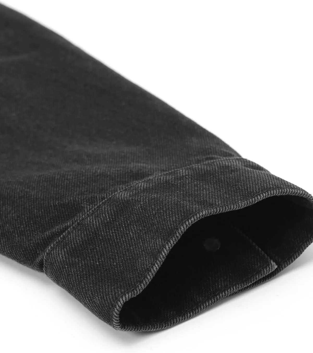 Men's Denim Jackets Fall Black Trucker Jean Jacket