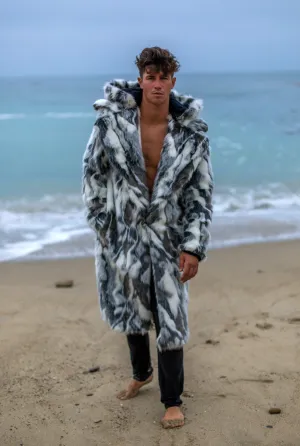 Men's Vandal Coat in "Tibetan Wolf"