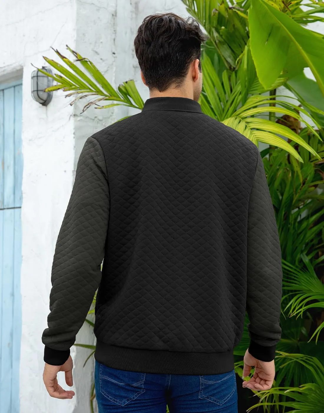 Mens Varsity Jacket Lightweight Jacket Causal Waffle Letterman Bomber Jackets