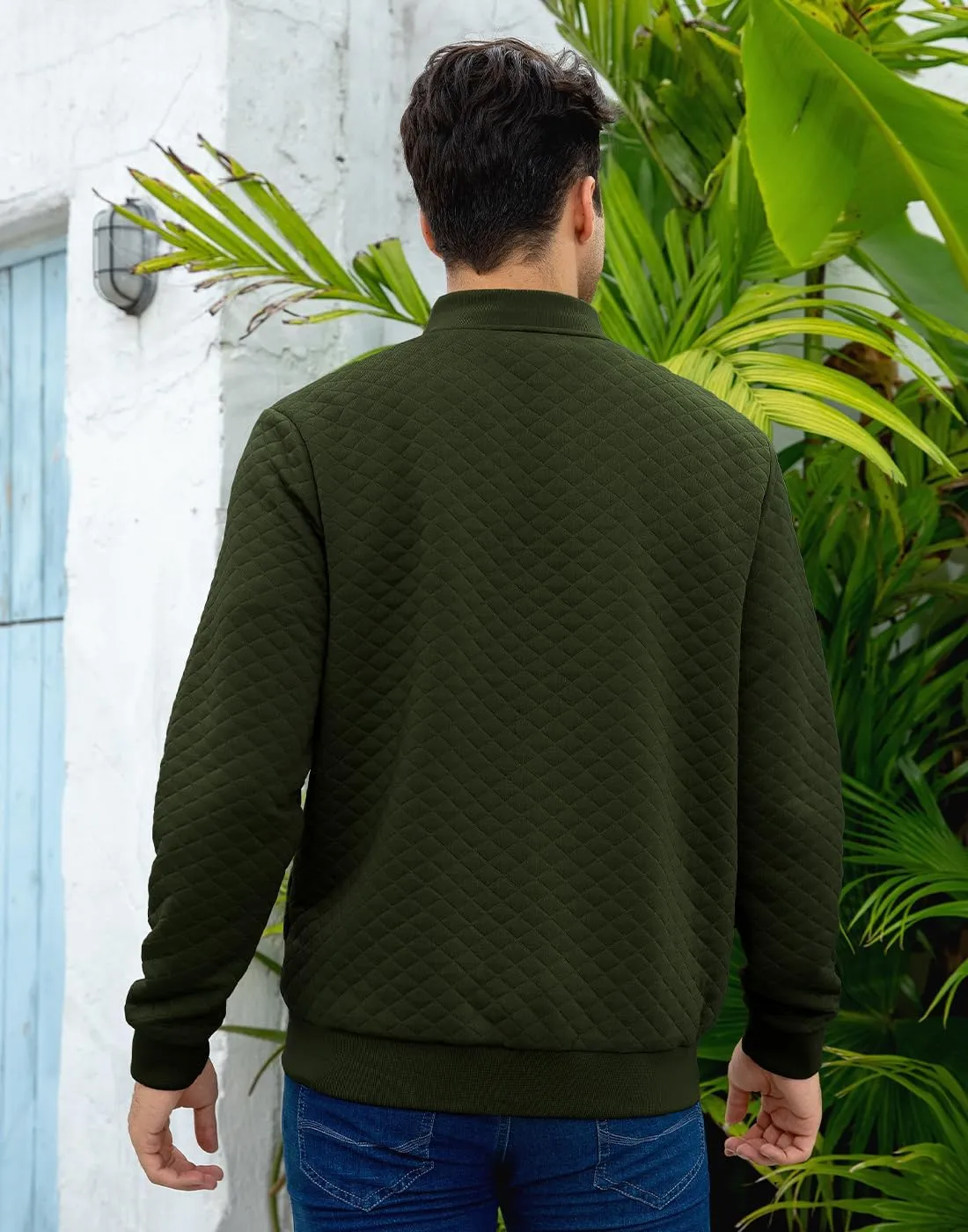 Mens Varsity Jacket Lightweight Jacket Causal Waffle Letterman Bomber Jackets