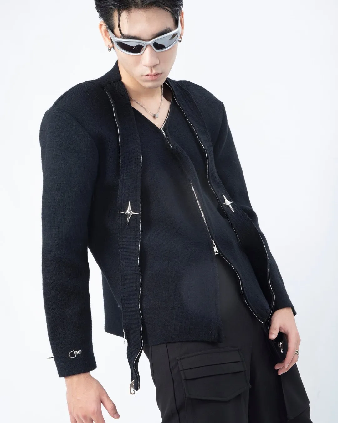 Men's Zip Cardigans P1O0001