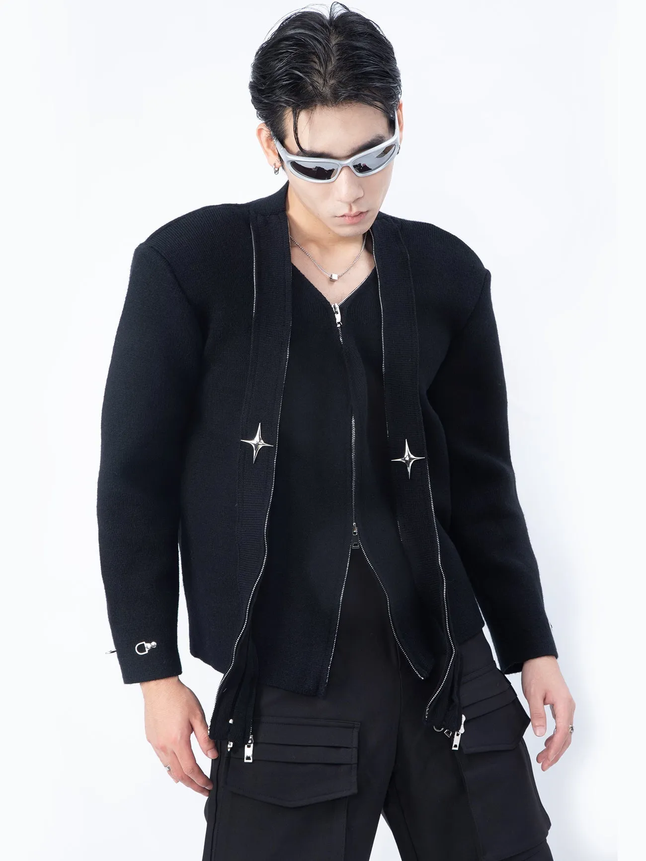 Men's Zip Cardigans P1O0001