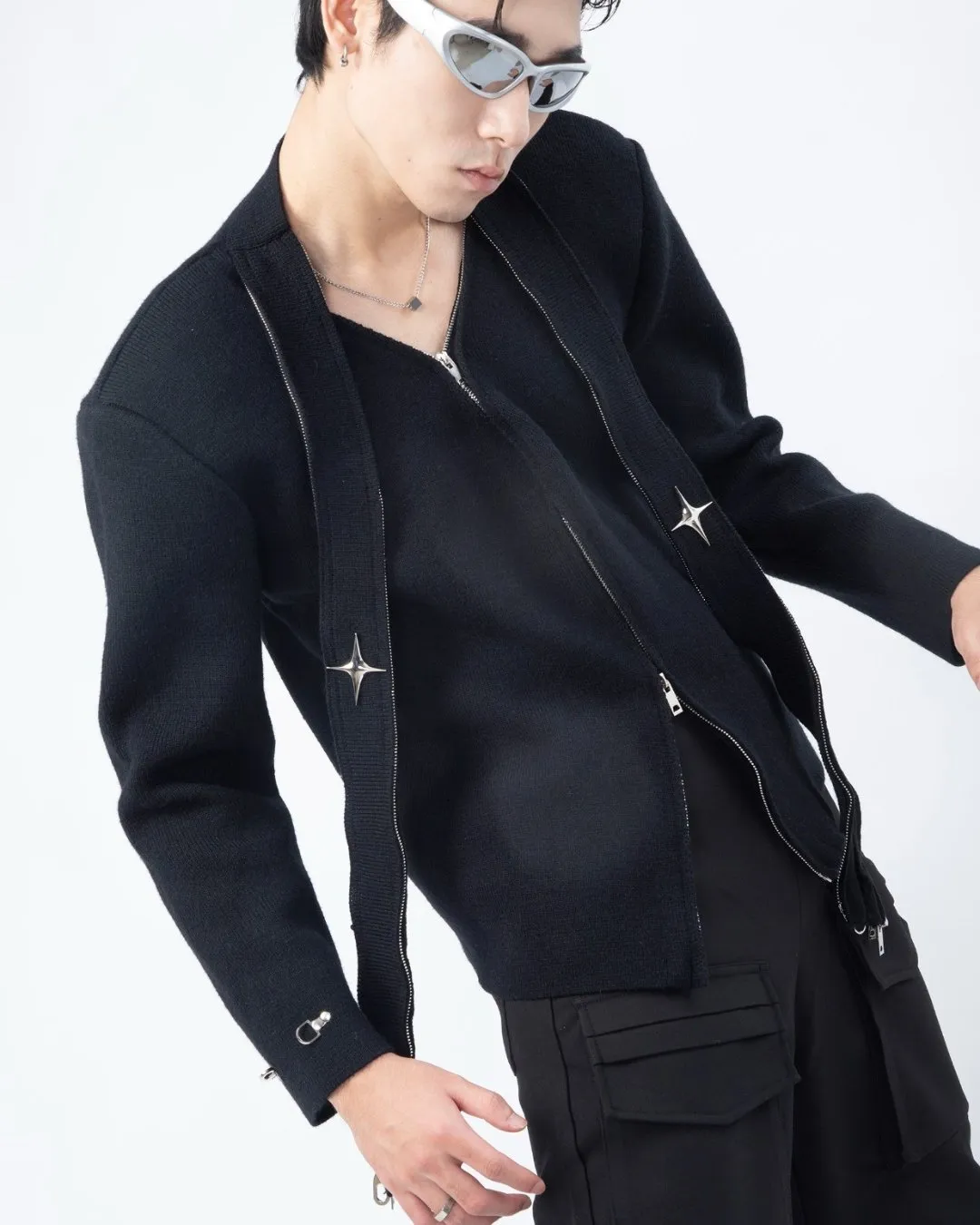 Men's Zip Cardigans P1O0001