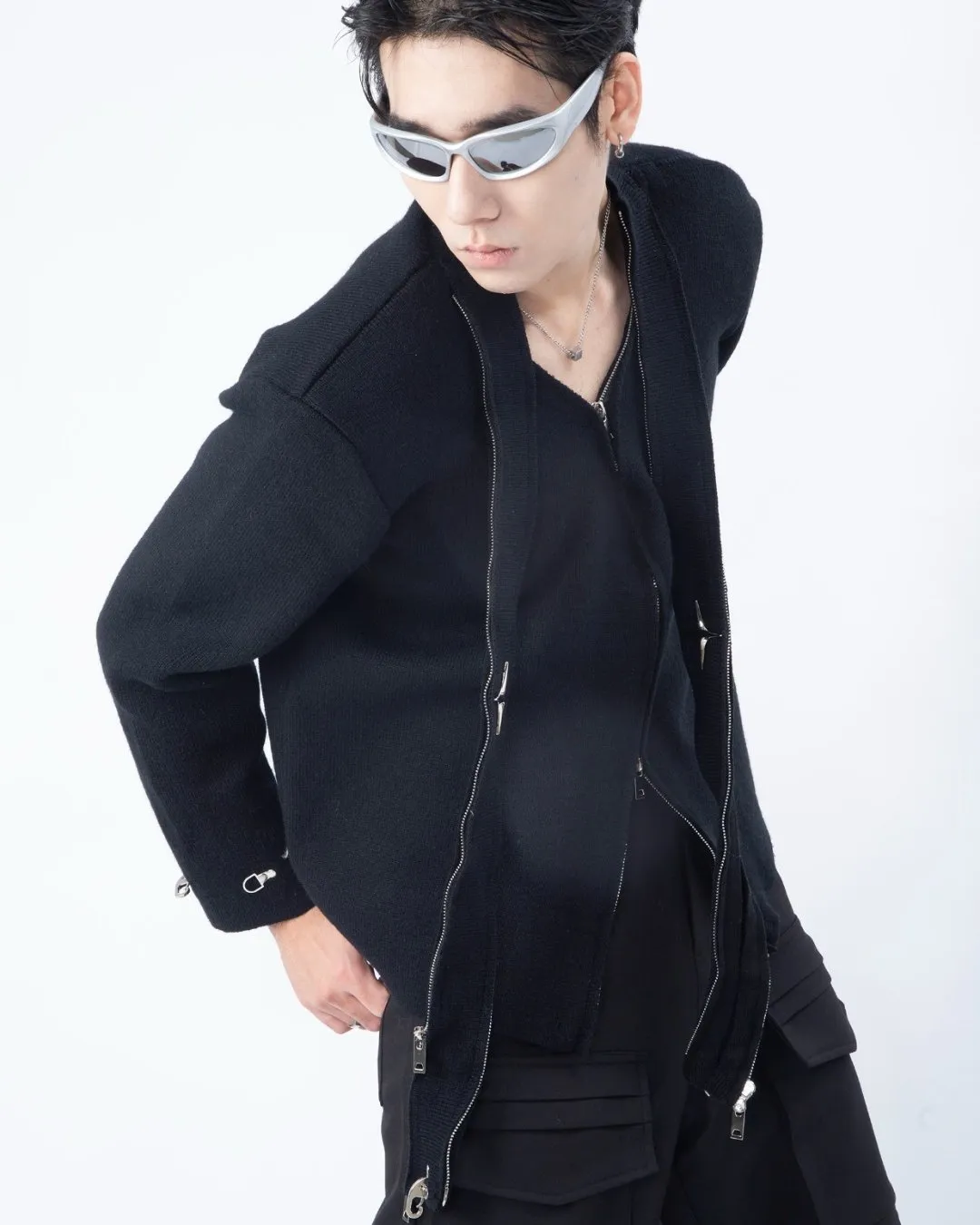 Men's Zip Cardigans P1O0001