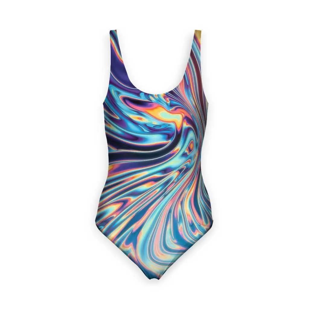 Metallic Flow Women's One Piece Swimsuit