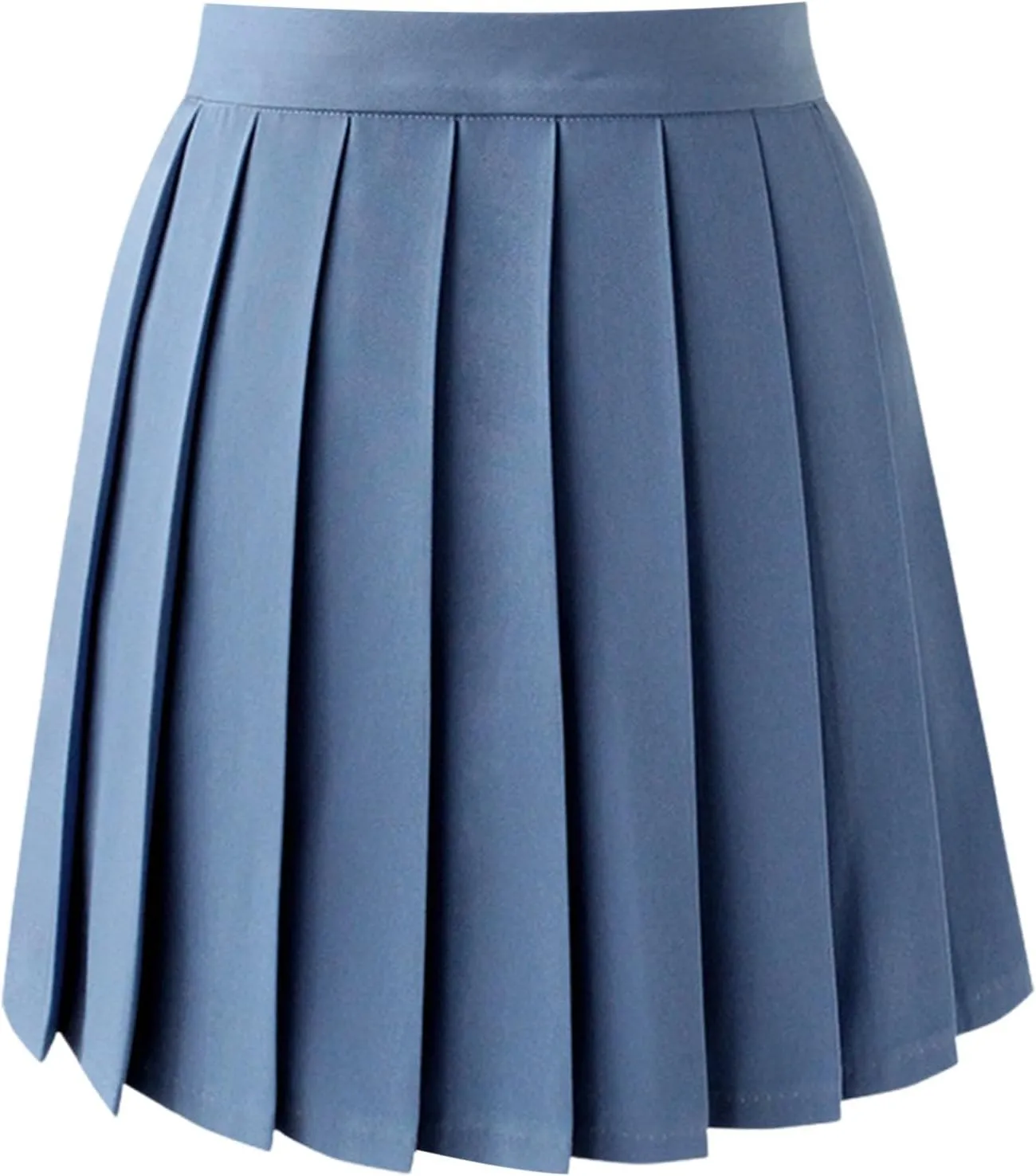 Midi Dresses for Women High Waisted Pleated Tennis Skirt School A-Line Skater Skirts with Lining Shorts