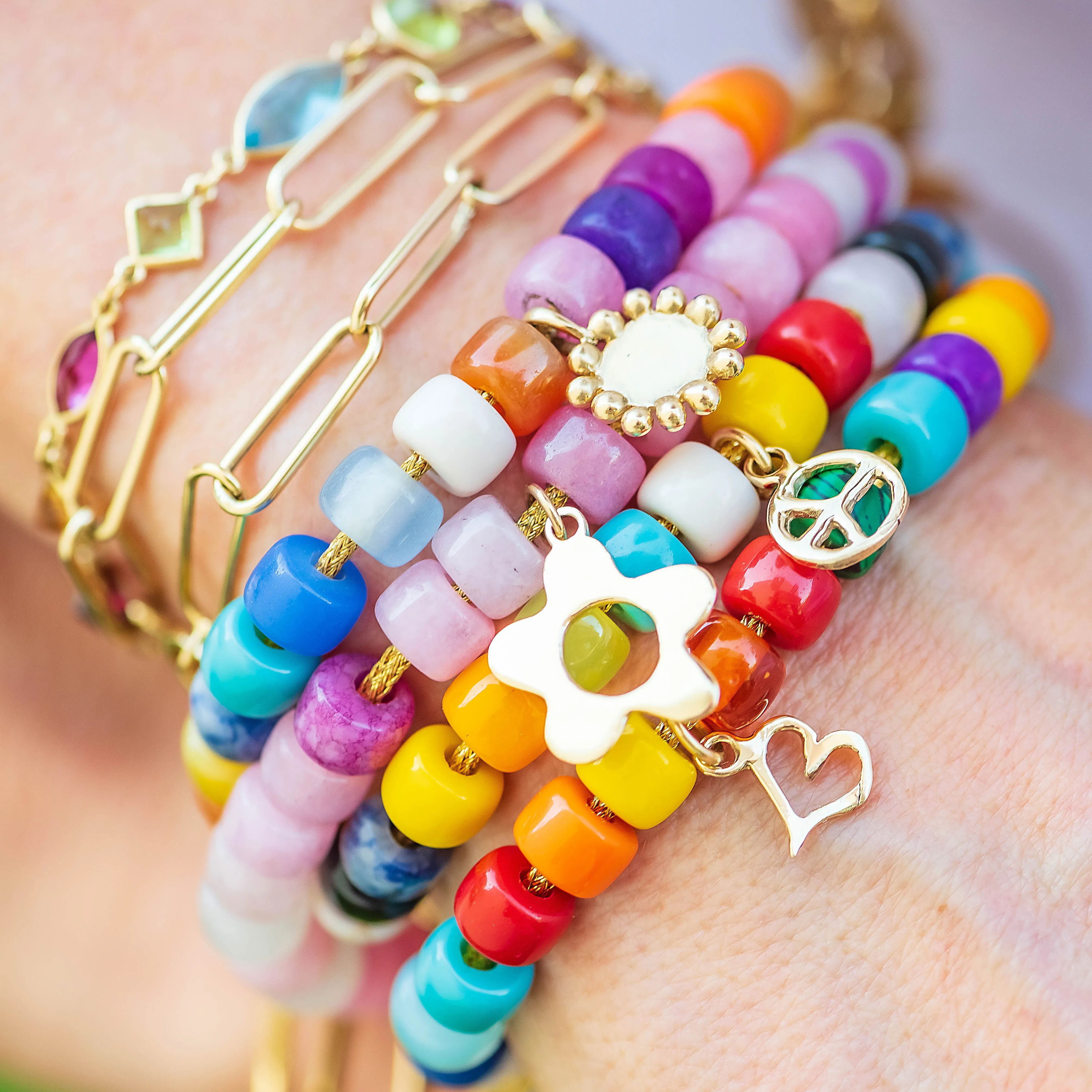 Mini Peace Charm