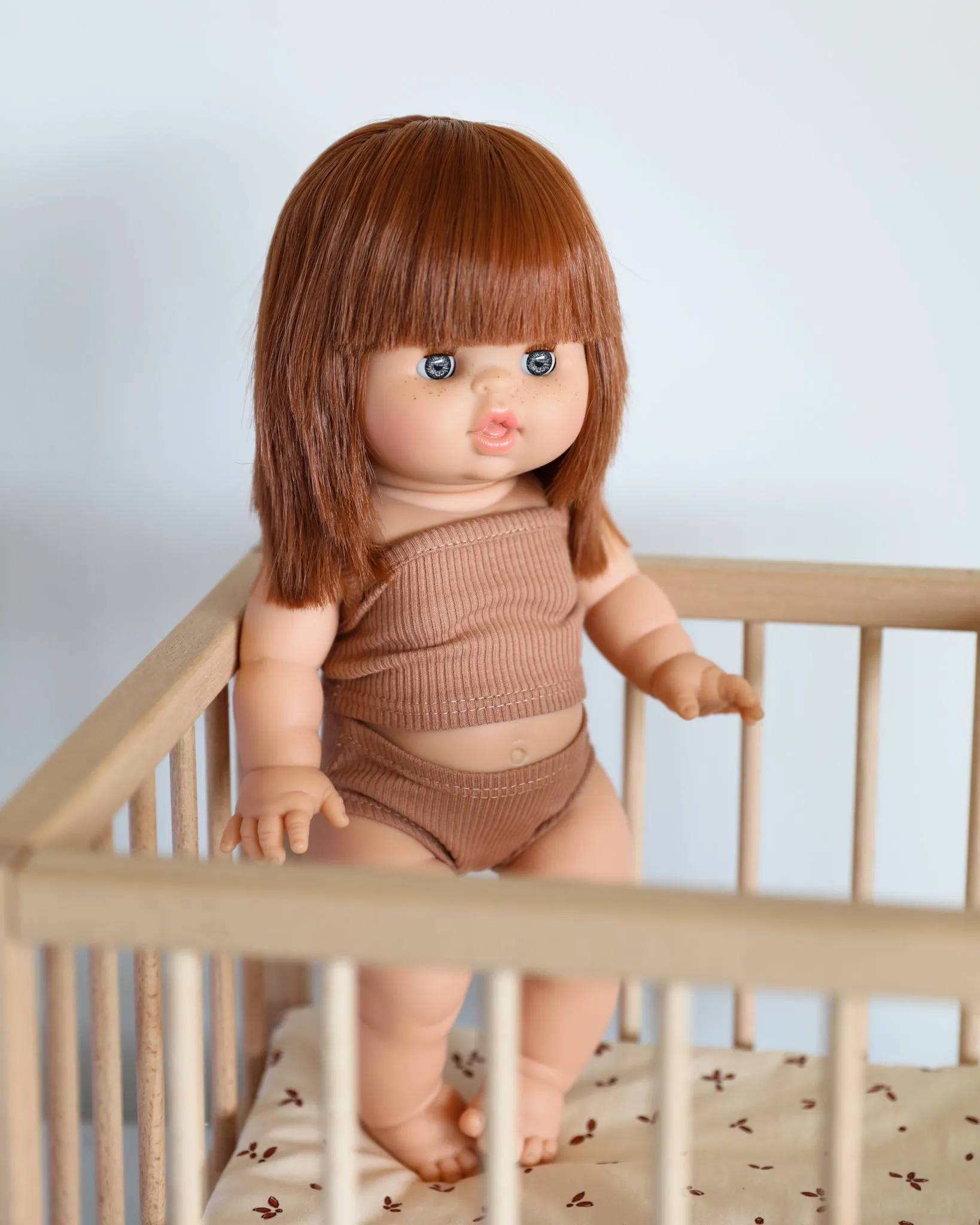Minikane Doll | 13" Sleepy Baby Girl Doll - Capucine