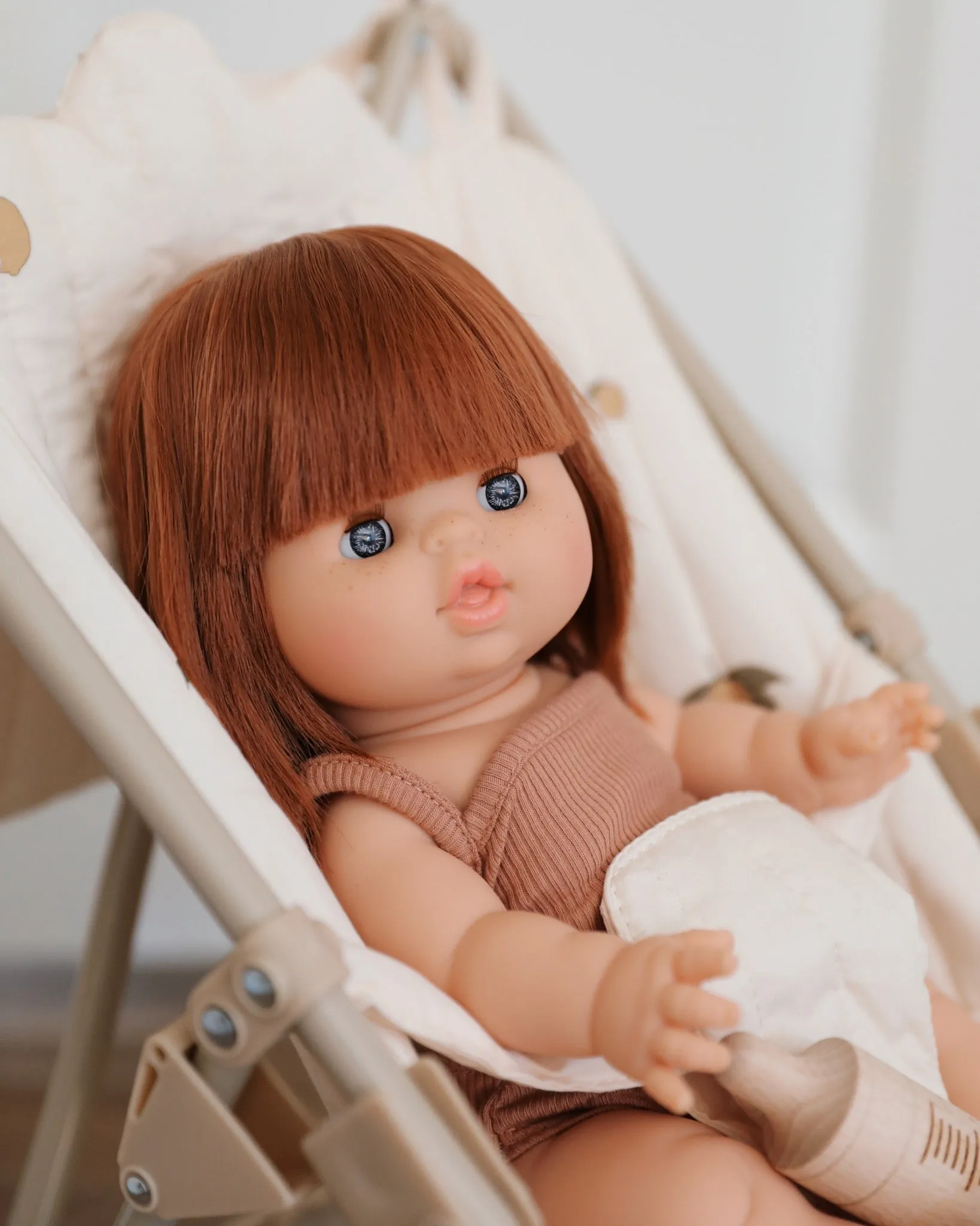 Minikane Doll | 13" Sleepy Baby Girl Doll - Capucine