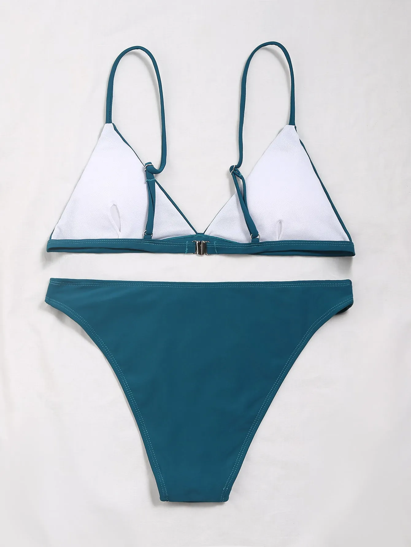 Minimal Triangle Bralette Cheeky Bikini Set