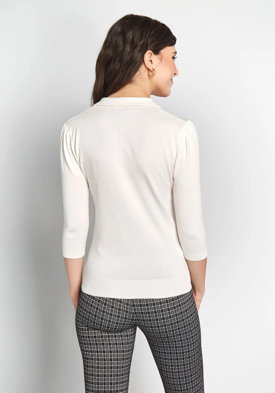 Modcloth X Collectif A Solid Base Cardigan