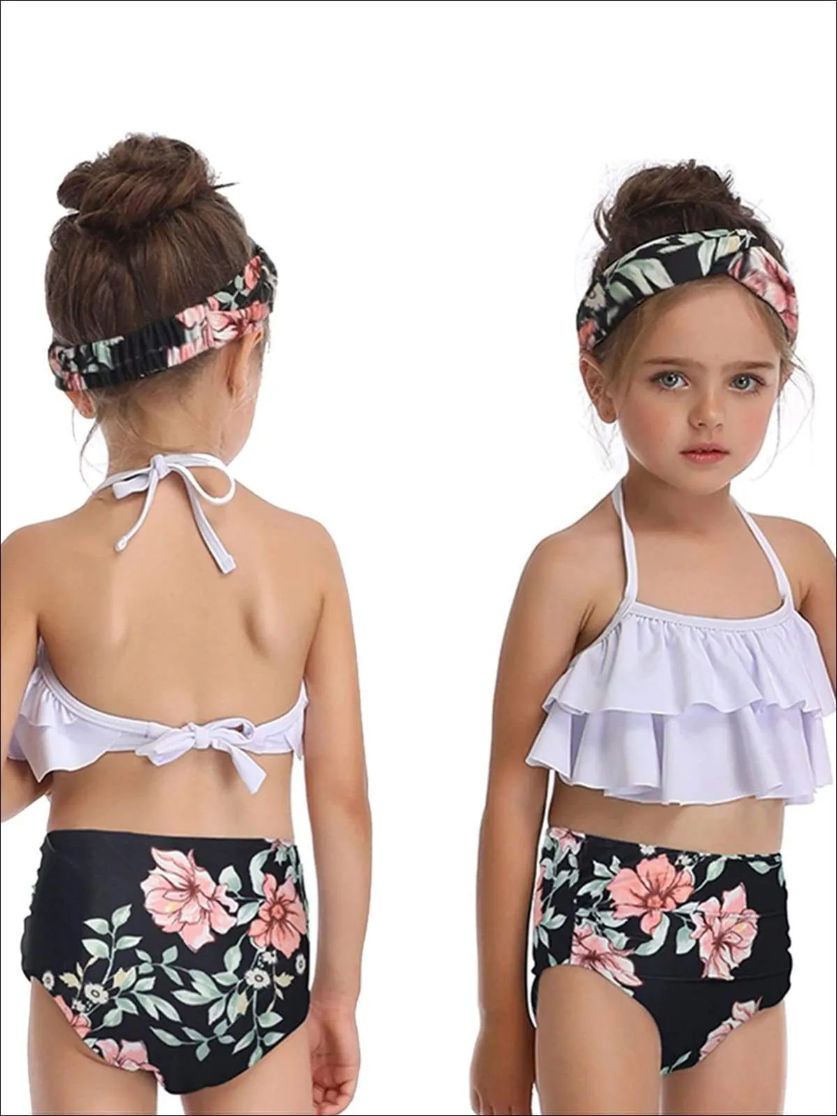 Mommy And Me Beach Bloom Two Piece Swimsuit
