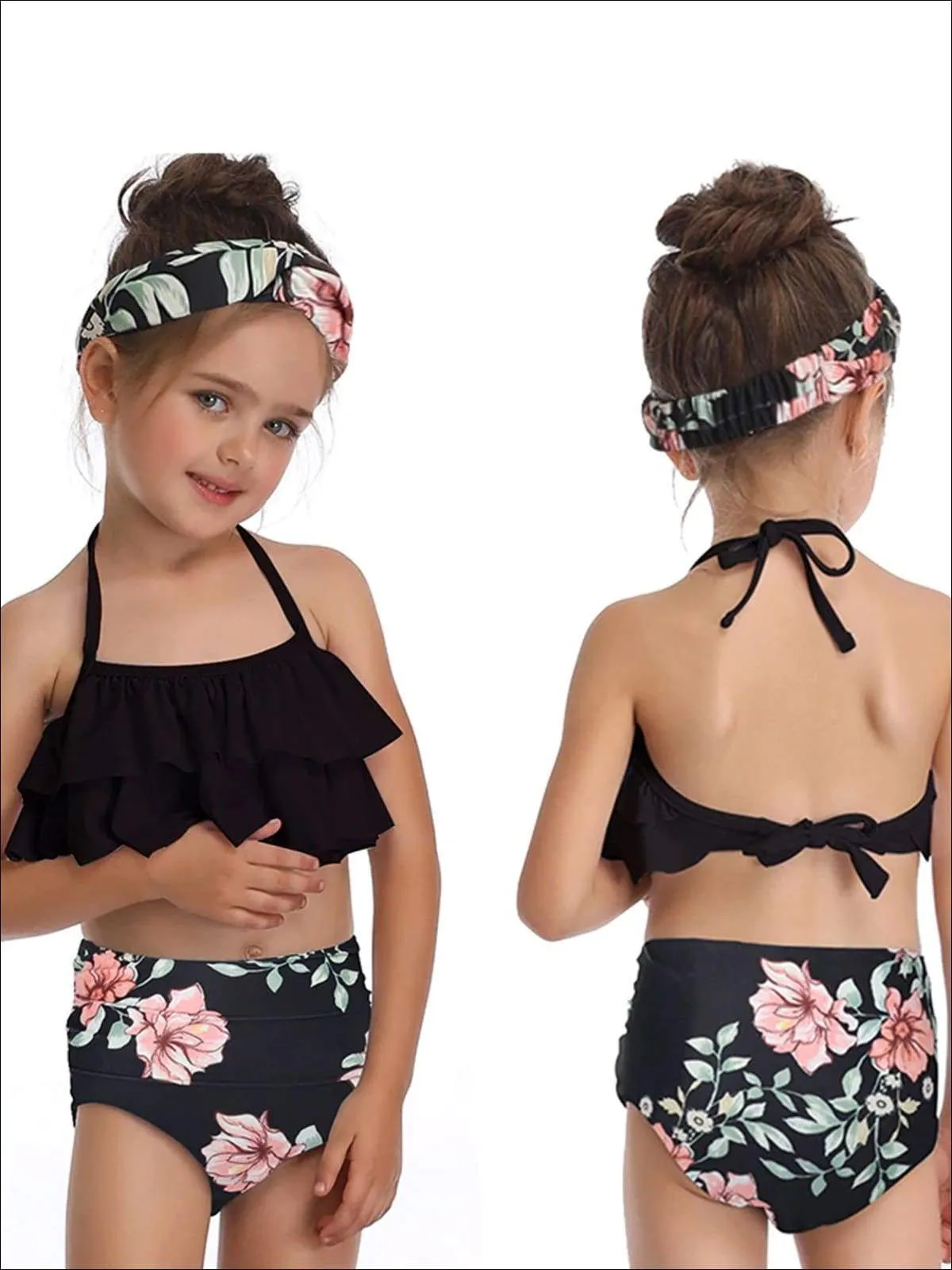 Mommy And Me Beach Bloom Two Piece Swimsuit