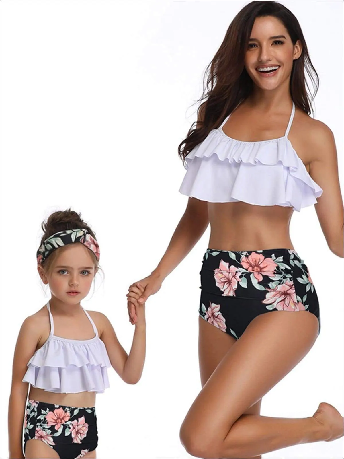 Mommy And Me Beach Bloom Two Piece Swimsuit