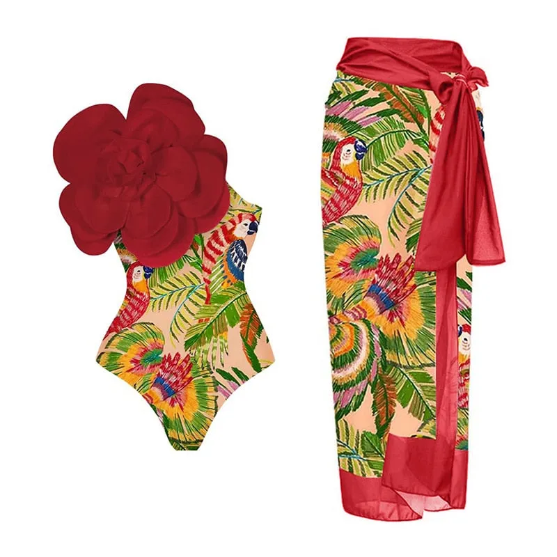 Monokini Swimsuit Set