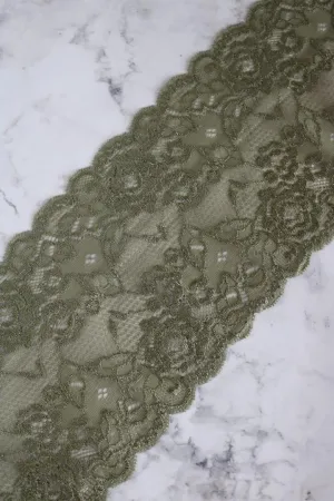 Moss 5.5" Wide Stretch Lace