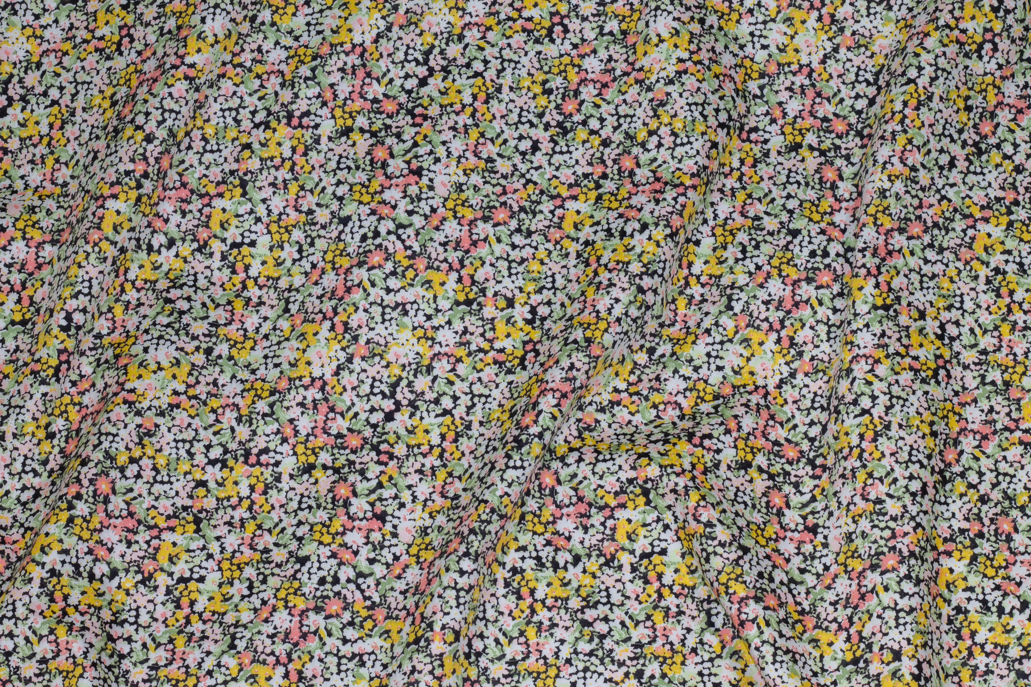 Multicolor Ditsy Floral Italian Cotton