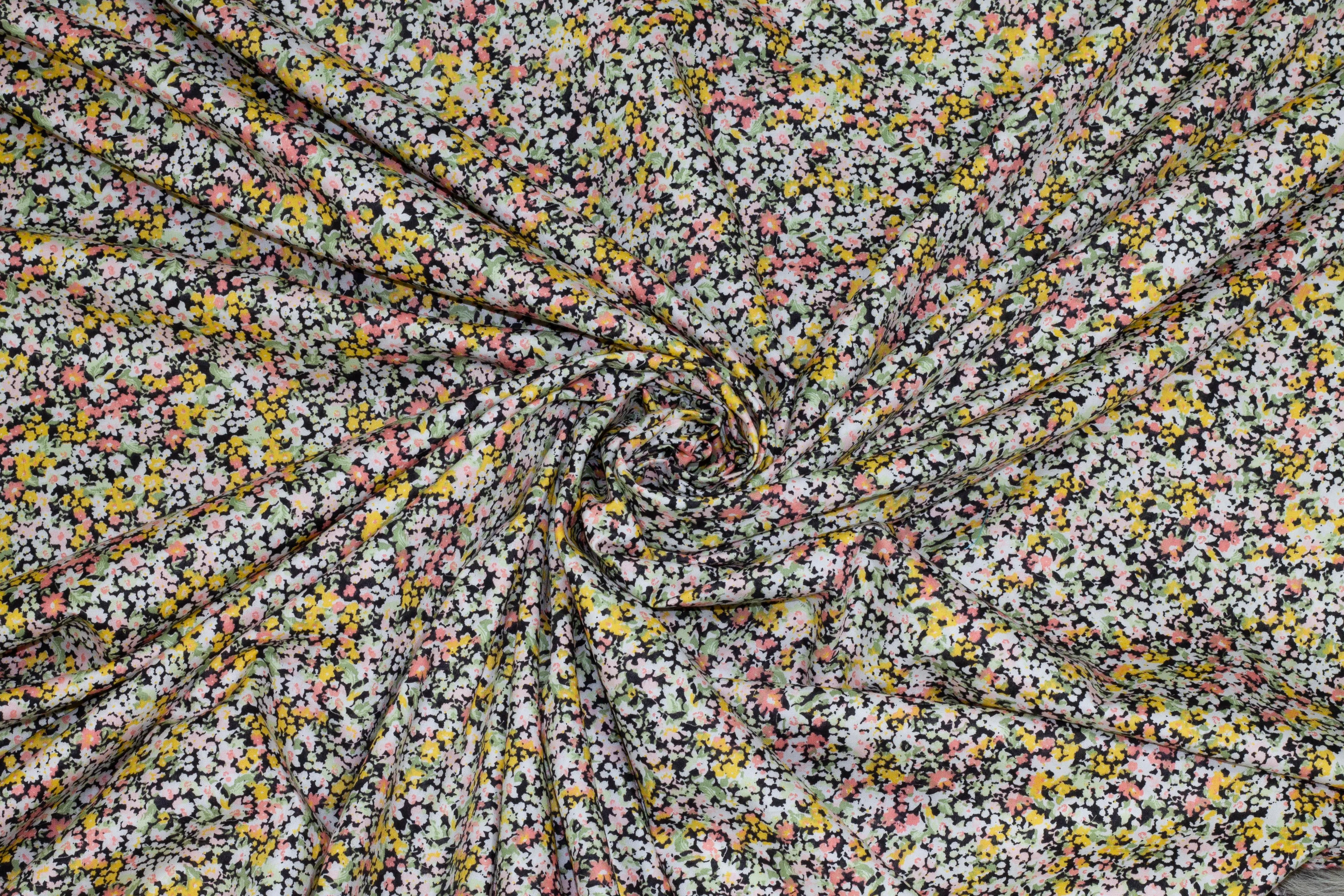 Multicolor Ditsy Floral Italian Cotton