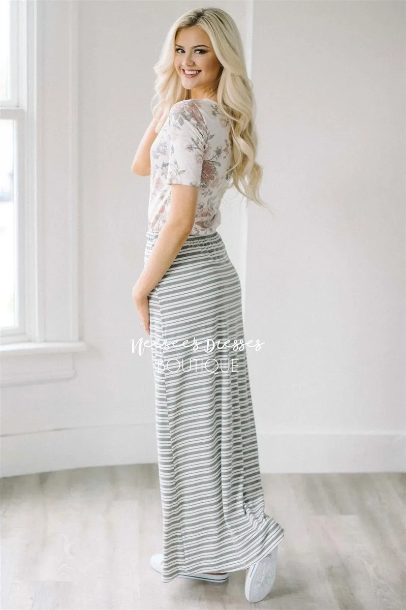 Muted Floral Top