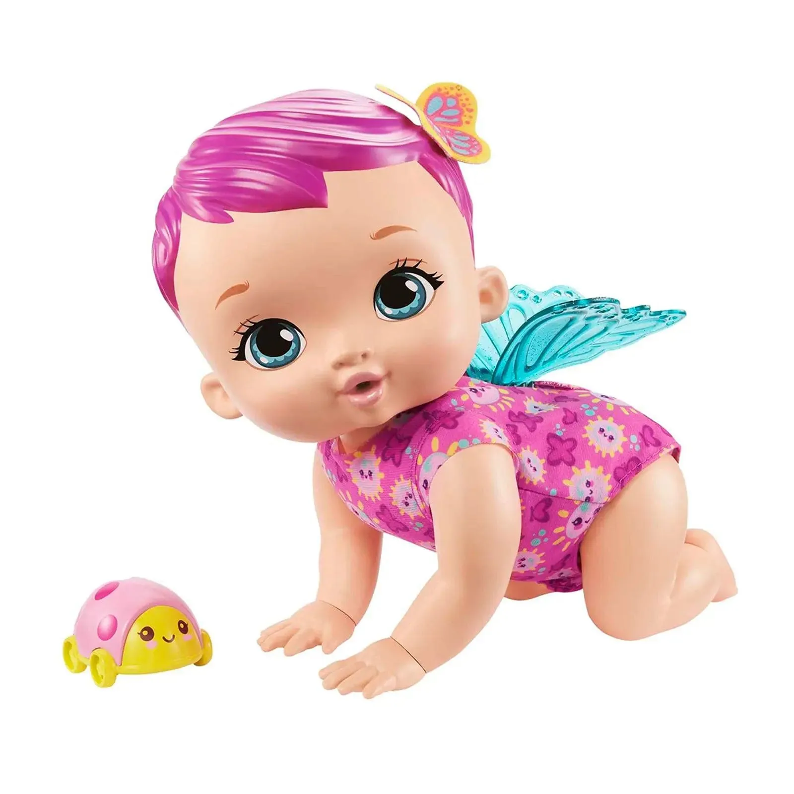My Garden Baby Giggle & Crawl Butterfly Interactive Doll 30cm