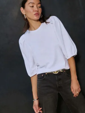 Nation Evita Balloon Sleeve Top