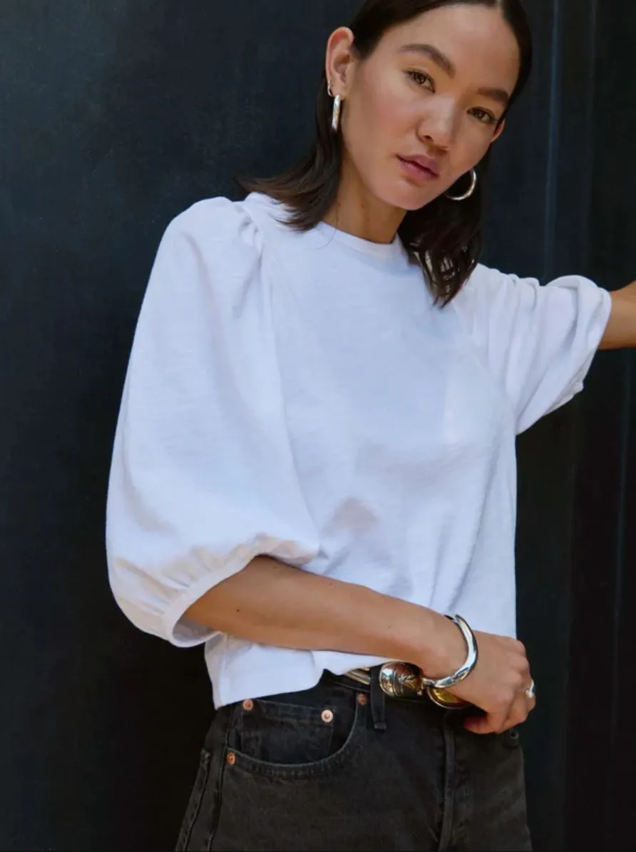 Nation Evita Balloon Sleeve Top