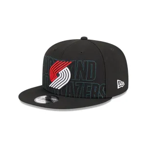 NBA PORTLAND TRAIL BLAZERS AUTHENTICS ON-STAGE 2023 DRAFT BLACK 9FIFTY CAP