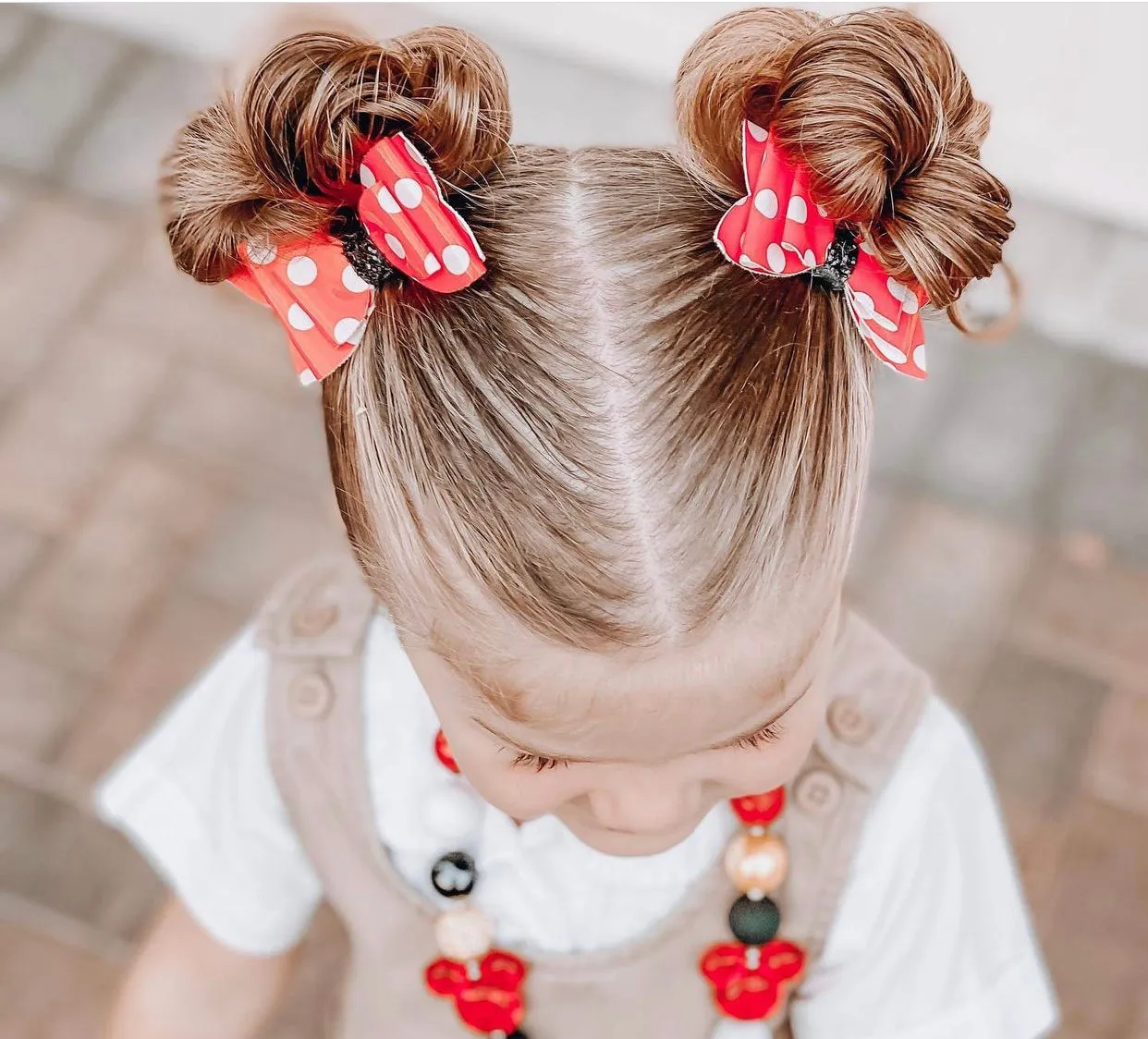 Newborn Mini Stacked Blush Light Pink Glitter Bow Headband | Hair Clip