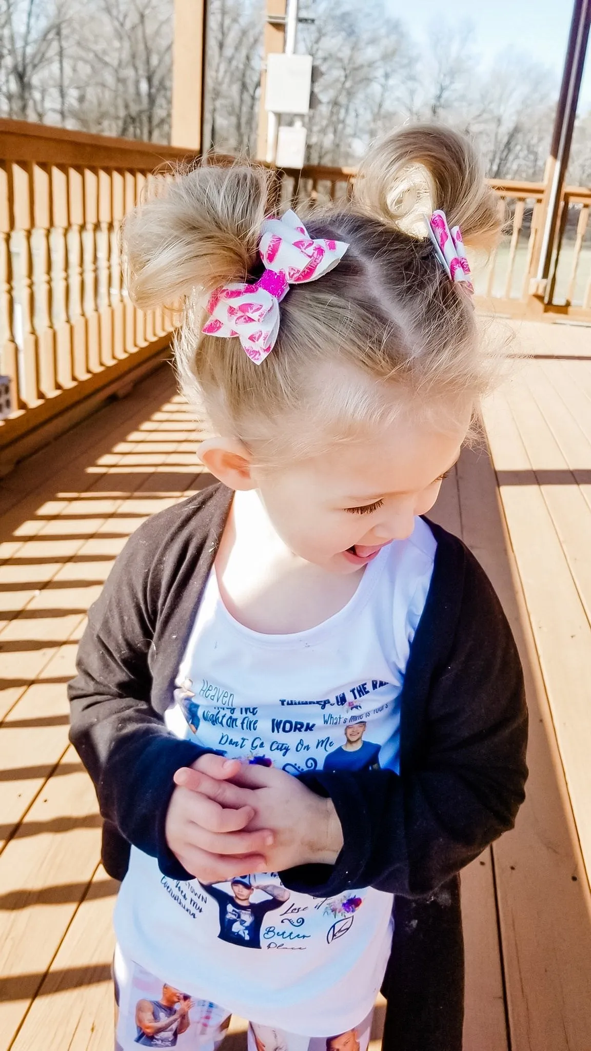 Newborn Mini Stacked Blush Light Pink Glitter Bow Headband | Hair Clip