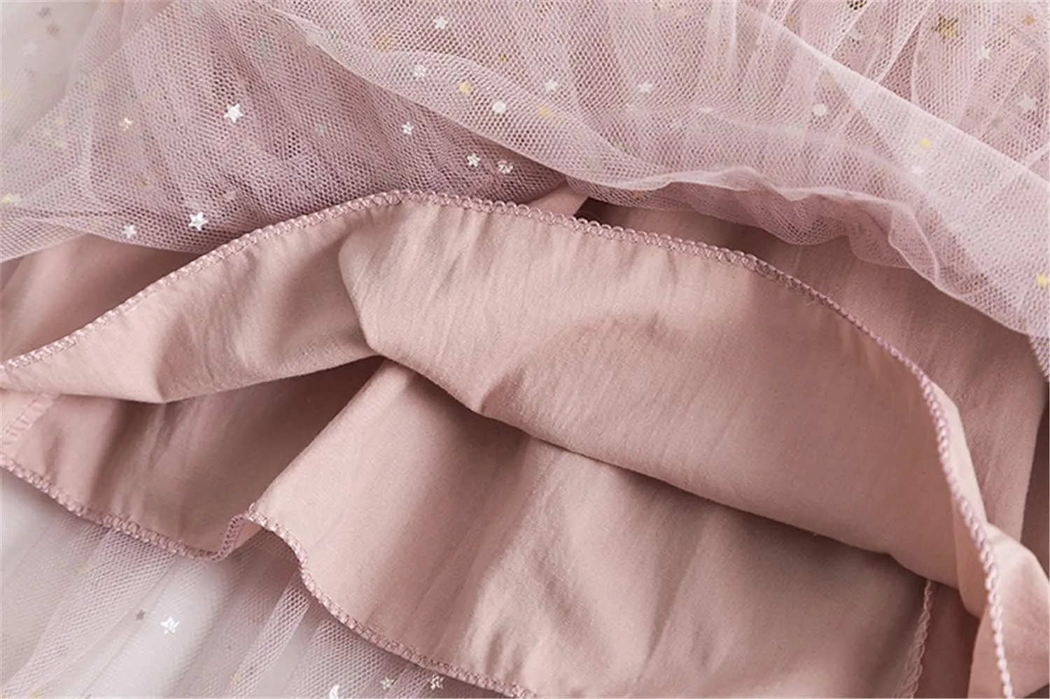 NNJXD Little Girl Tutu Dress Tulle Ruffles Flower Girls Wedding Party Dresses